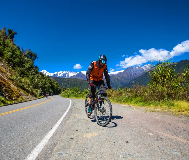 Inca Jungle Biking to Machu Picchu | Conde Travel Adventures Inca Jungle biking adventure in the Andes | Conde Travel Adventures